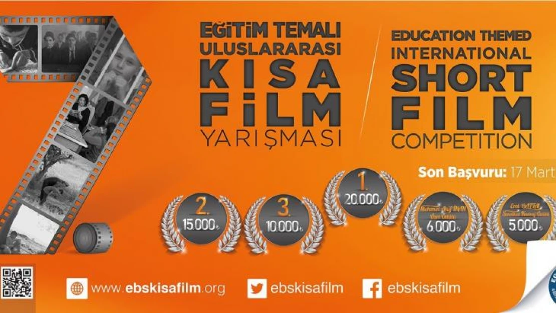 '7'nci Eğitim Temalı Uluslararası Kısa Film Yarışması' başladı