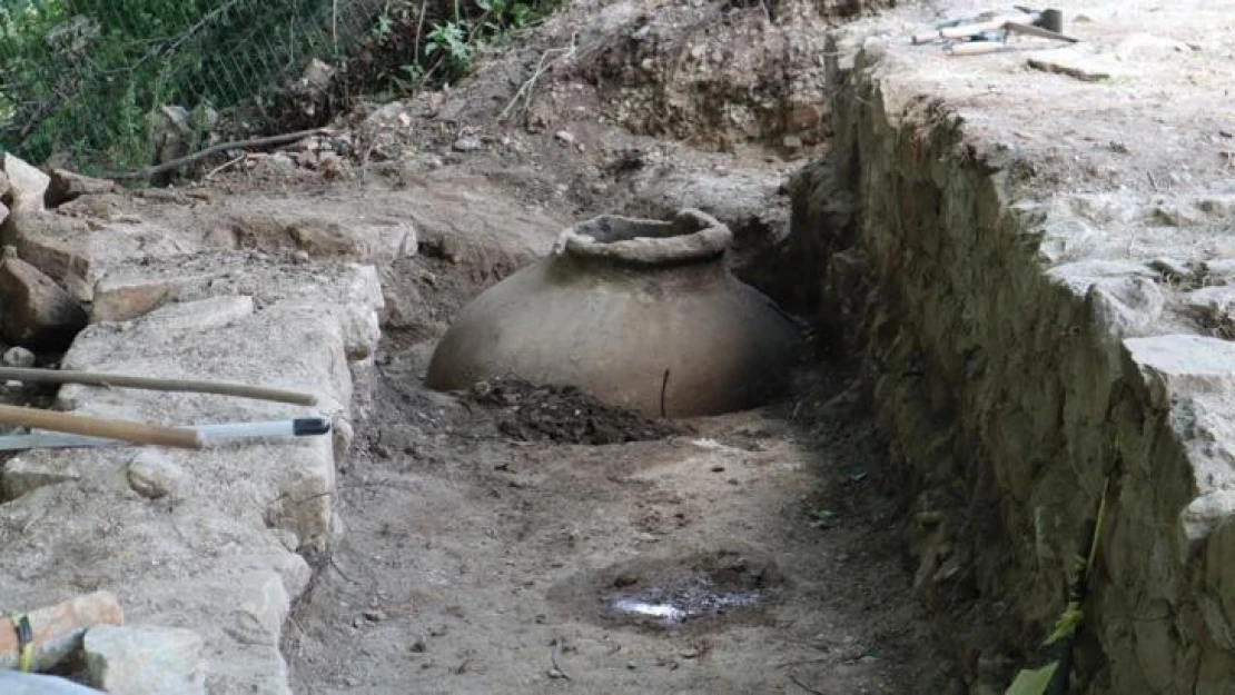 'Bazı Karadeniz'in Efesi'nde' pithos bulundu