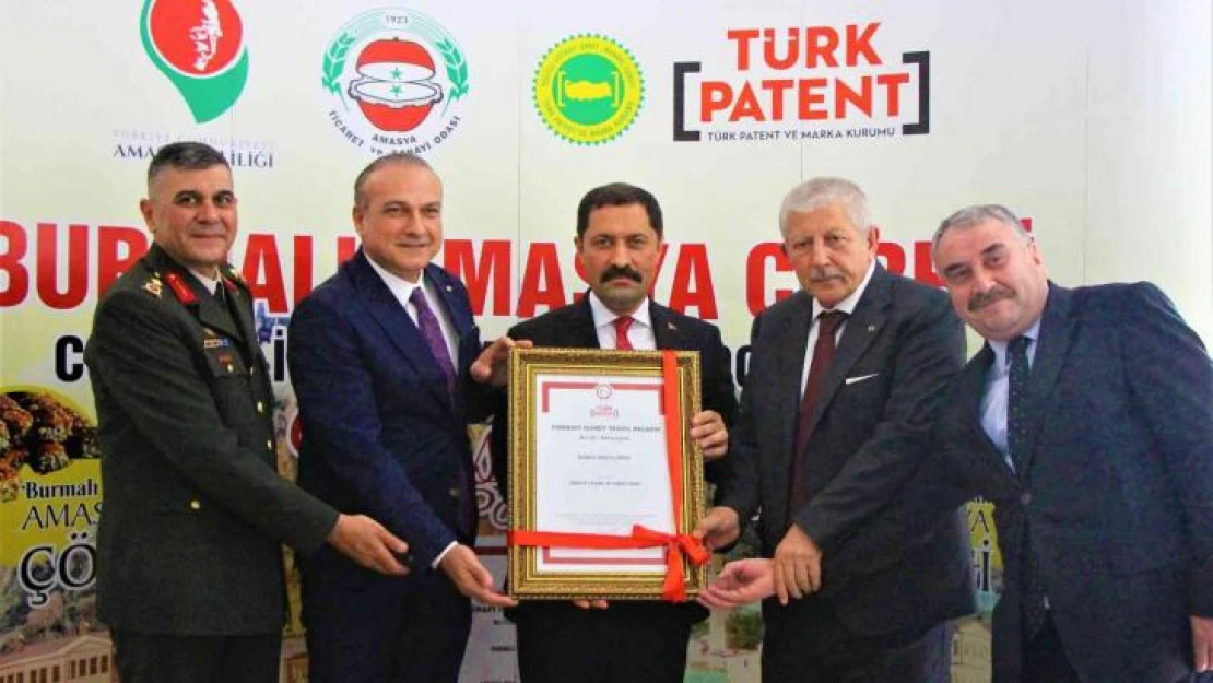 'Burmalı Amasya çöreği'ne coğrafi işaret