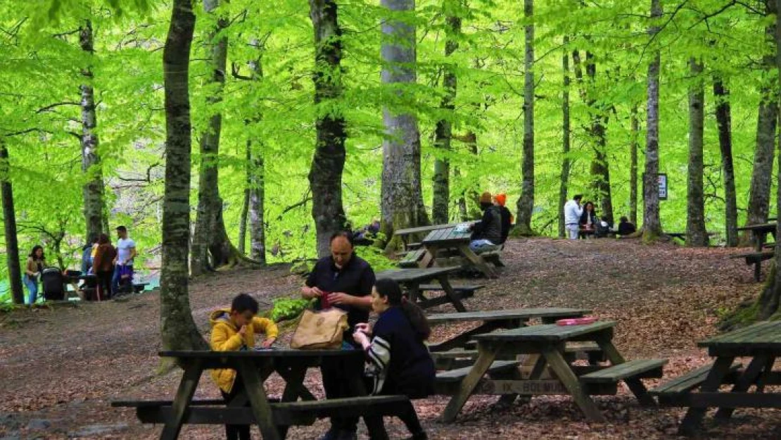 'Tabiatın kalbi' Bolu, bayram tatilinde ziyaretçi akınına uğradı