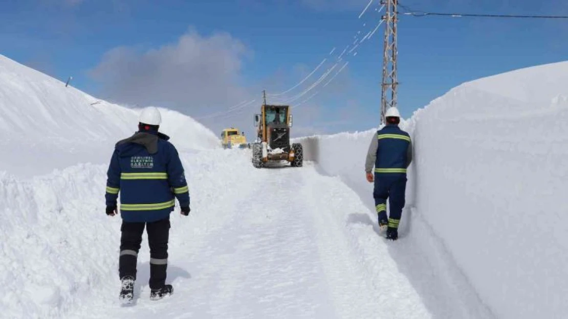 2 metre karda 4 saatte bölgeye ulaştılar