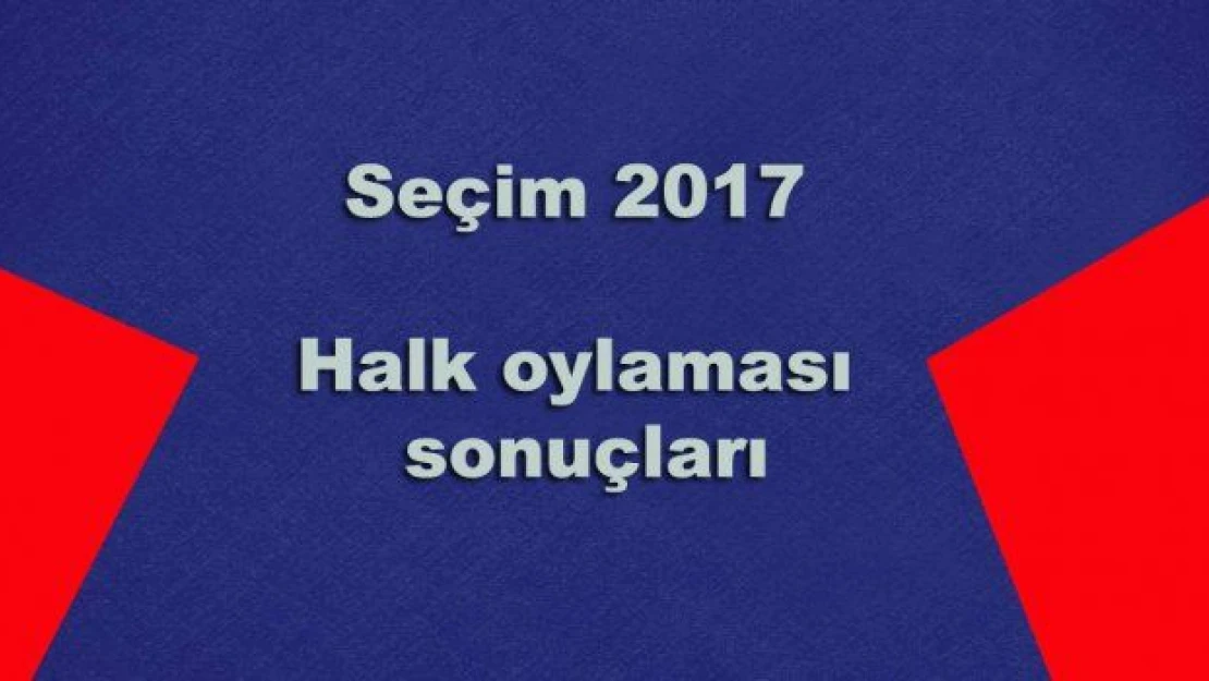 2017 yılı referandum sonuçları