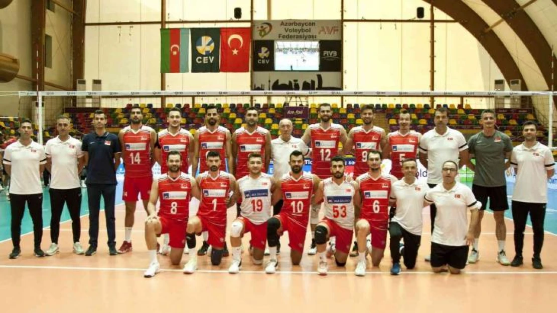 2023 CEV Avrupa Voleybol Şampiyonası Elemeleri: Azerbaycan: 0 - Türkiye: 3