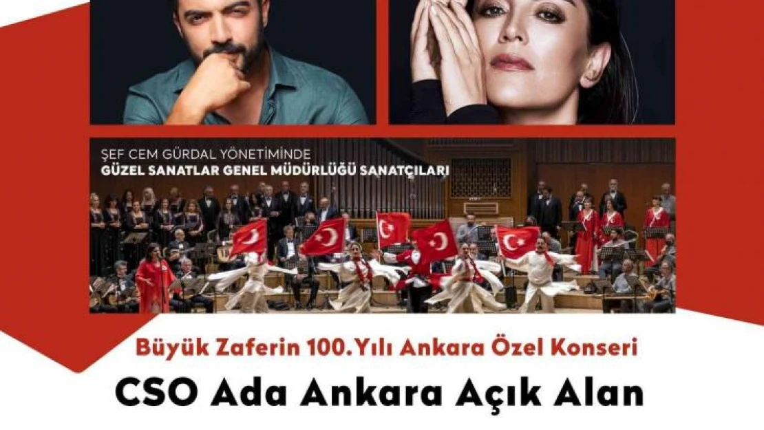 30 Ağustos coşkusu CSO Ada Ankara'da yaşanacak