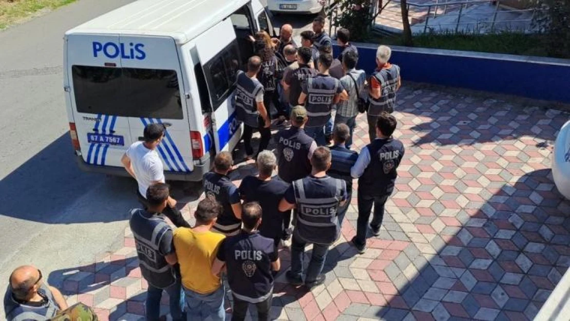 4'ü kadın 11 kişi fuhuş operasyonunda gözaltına alındı