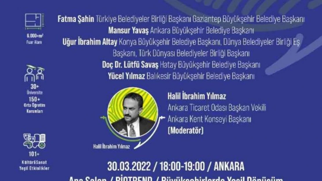 5 büyükşehir EKO İKLİM Zirvesi'nde buluşacak