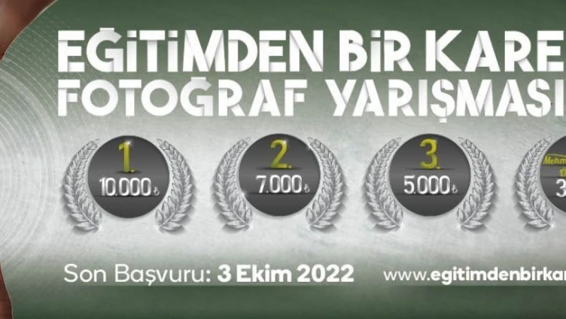 5. Eğitimden Bir Kare Fotoğraf Yarışması başladı