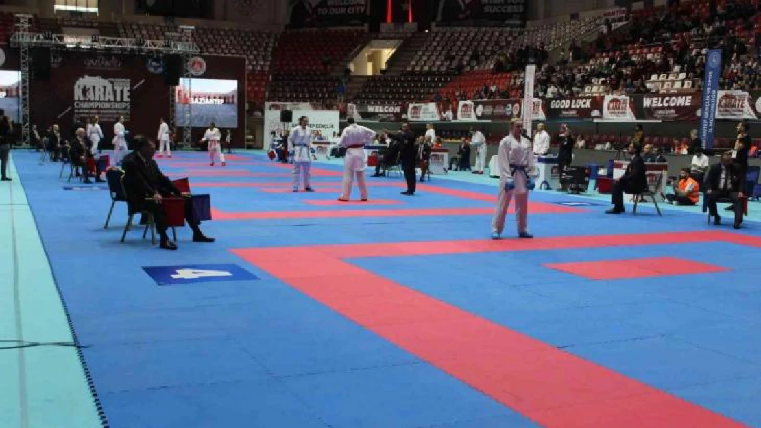 57. Avrupa Büyükler Karate Şampiyonası Gaziantep'te başladı