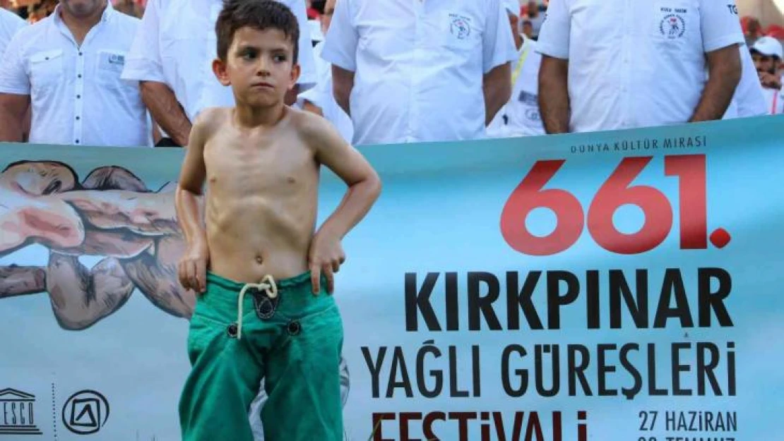 661. Tarihi Kırkpınar Yağlı Güreşleri'nin resmi açılışı yapıldı