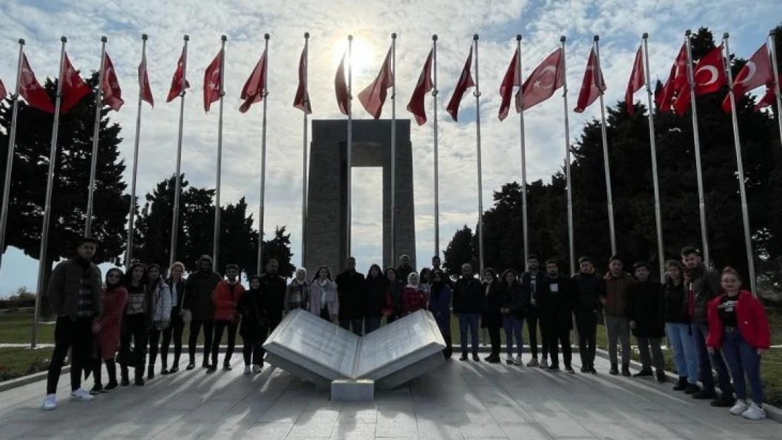 7 bölge 7 ülkeden öğrenciler Çanakkale'yi ziyaret etti