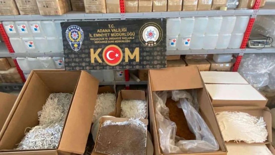 Adana'da 21 milyon kaçak makaron ele geçirildi