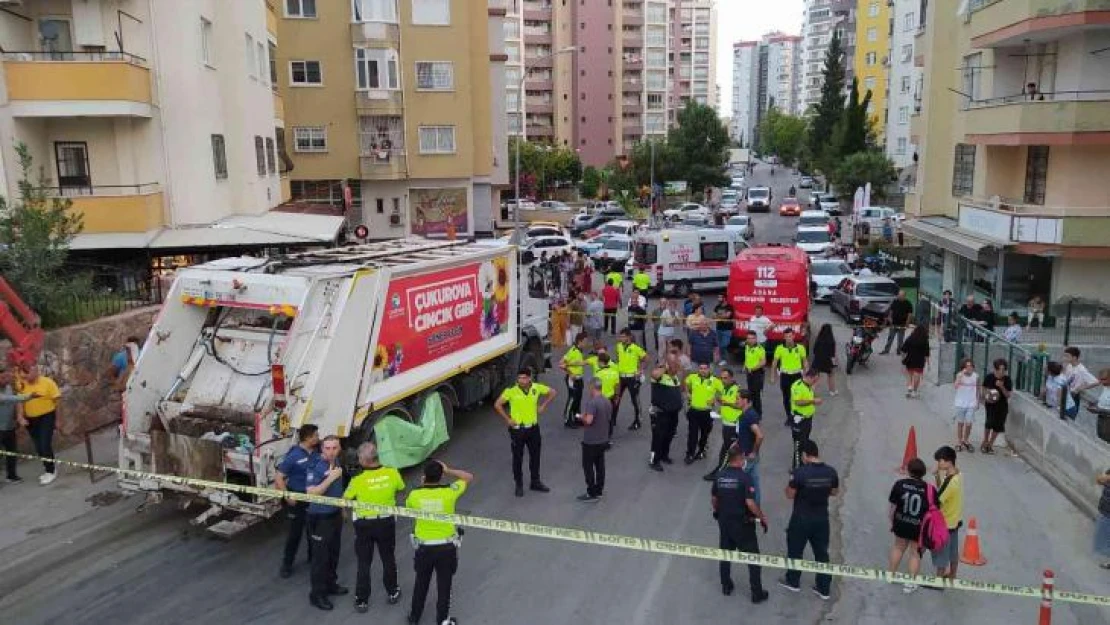 Adana'da çöp kamyonunun altında kalan çocuk öldü