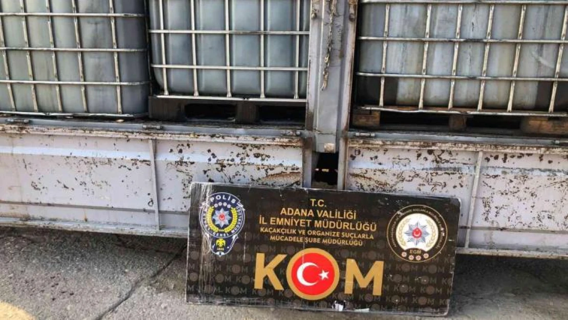 Adana'da kaçakçılık operasyonu