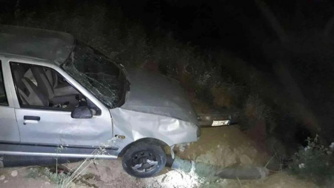 Adıyaman'da otomobil şarampole devrildi: 4 yaralı