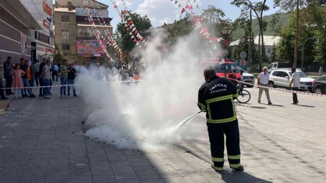 AFAD'dan gerçeğini aratmayan yangın tatbikatı