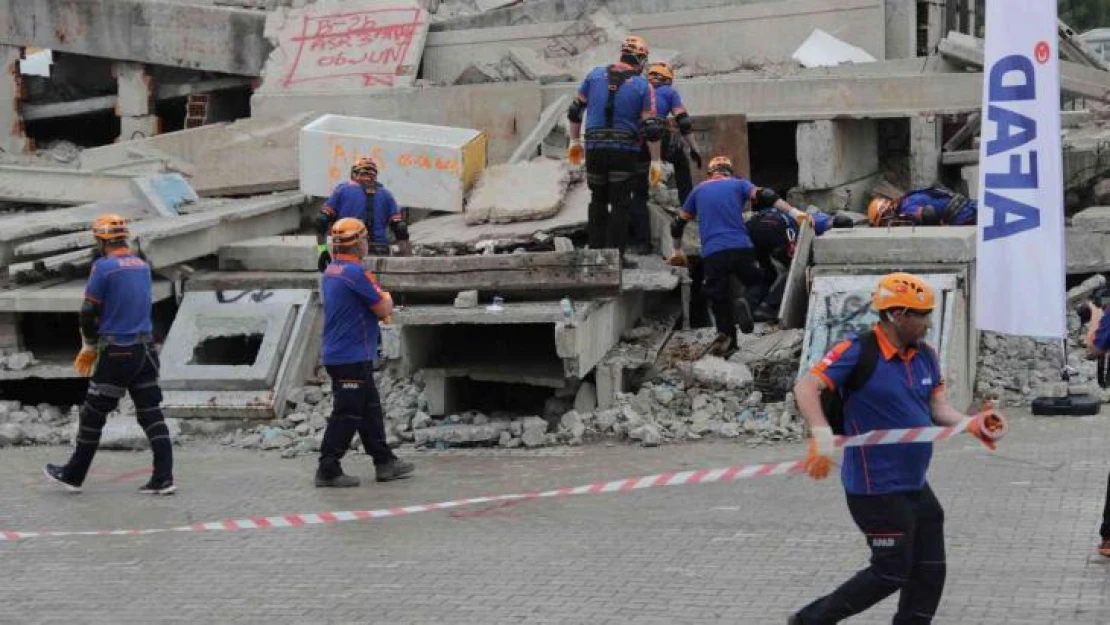 AFAD'dan hayvan kurtarma tatbikatı