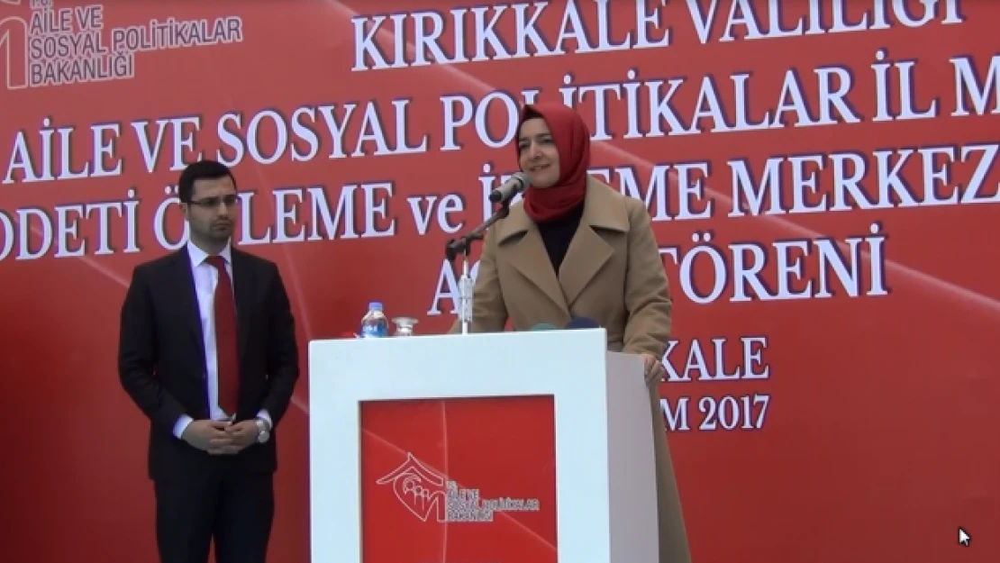 Aile Bakanı Kaya, 'Şiddetin olduğu yerde huzur ve güvenden söz edilemez'