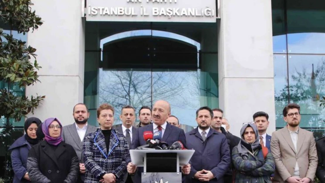 AK Parti İstanbul İl Başkanlığı'ndan İBB'ye 'çınar ağacı' tepkisi