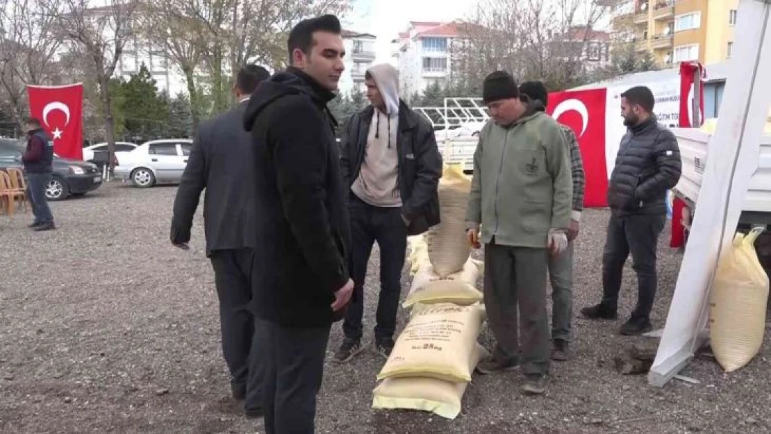 Aksaray'da 423 çiftçiye tohum desteği