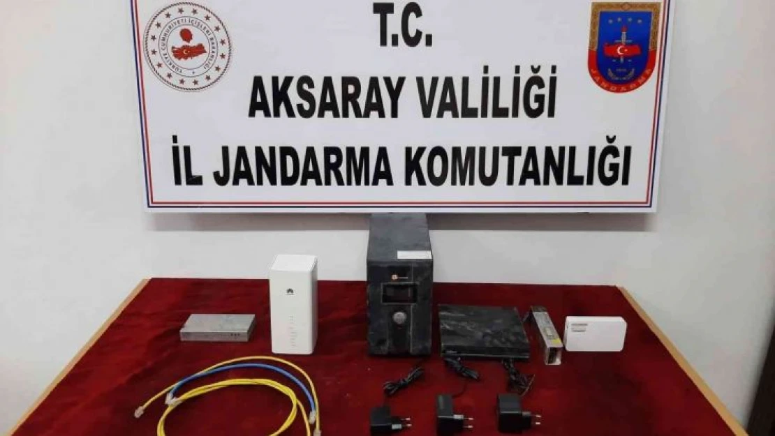 Aksaray'da inşaattan hırsızlık yapan 2 şüpheli yakalandı