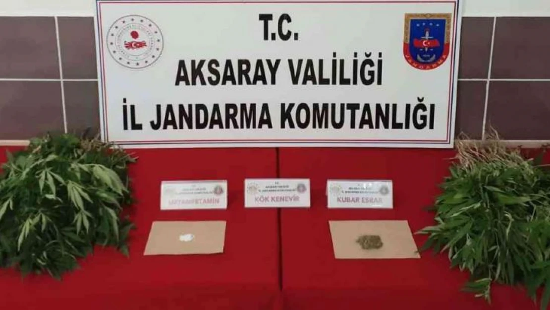 Aksaray'da jandarmadan uyuşturucu operasyonu