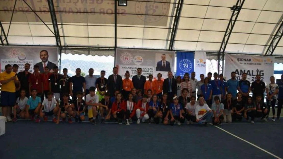 Anadolu Yıldızlar Ligi tenis müsabakaları sona erdi