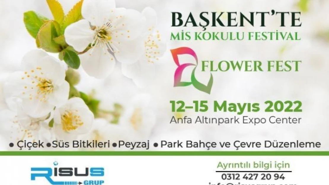 Ankara'da mis kokulu festival