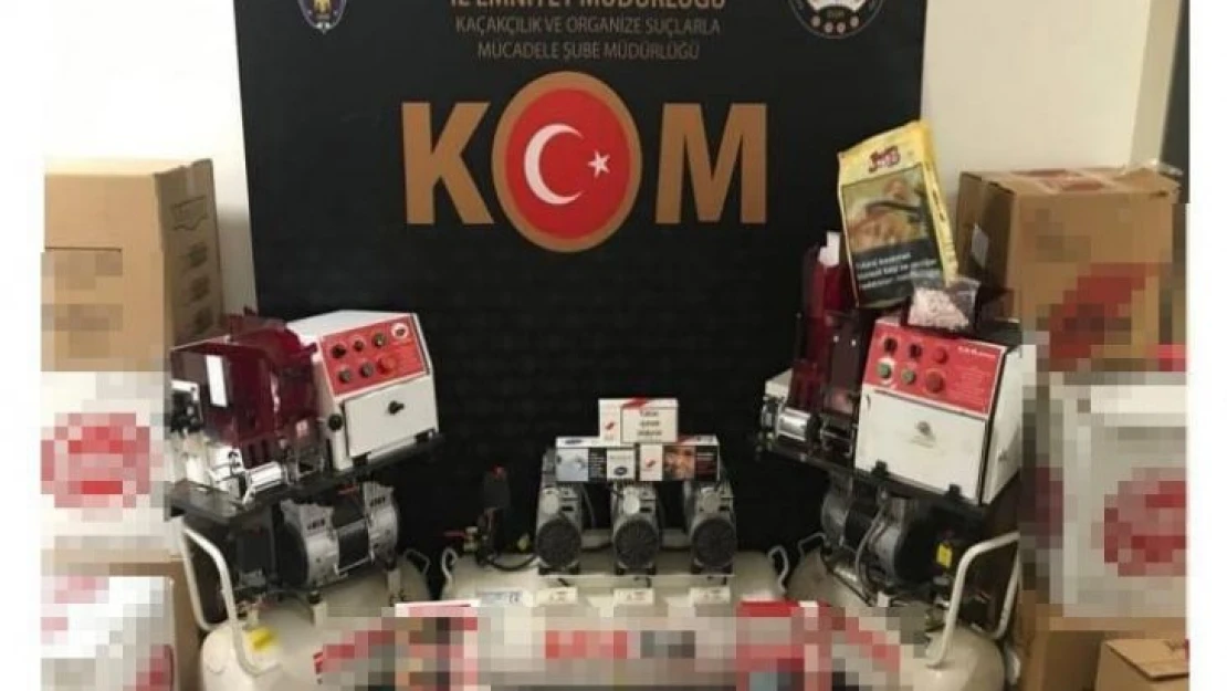 Antalya'da içi tütün dolu 33 bin makaron ele geçirildi