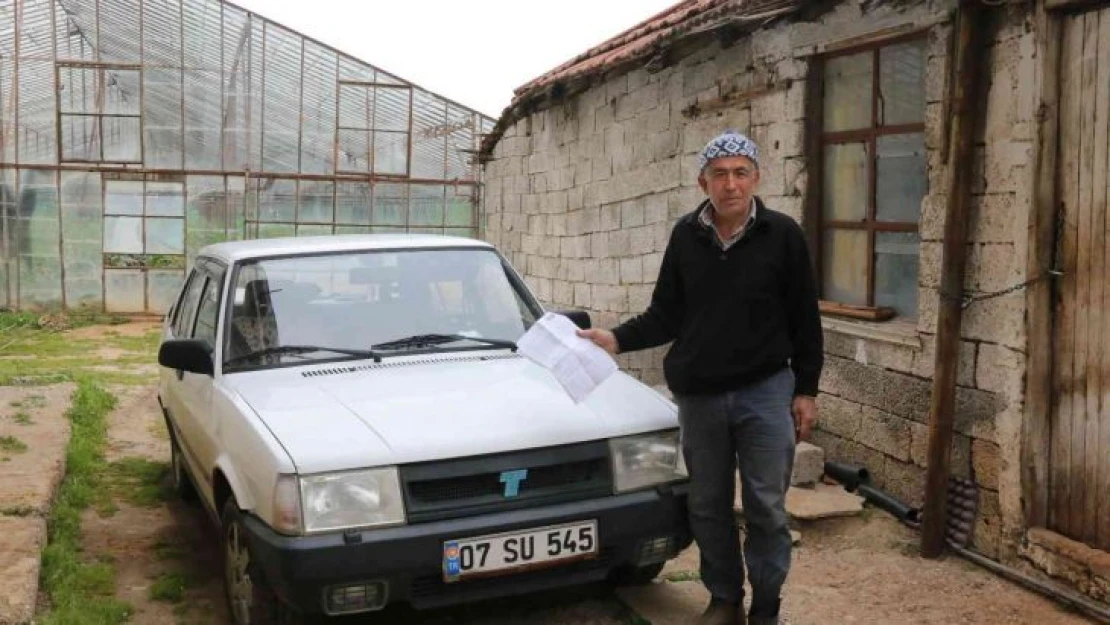 Antalyalı çiftçiyi İstanbul'dan gelen cezalar bezdirdi