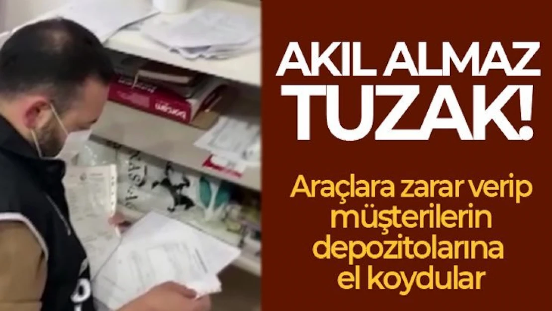 Araç kiralama firmalarından akıl almaz tuzak: Otolara zarar verip müşterileri dolandırmışlar