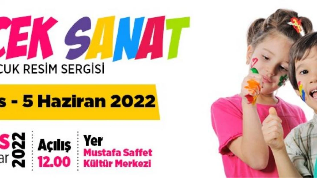 Ataşehir'de minik ressamların resim sergisi kapılarını açıyor