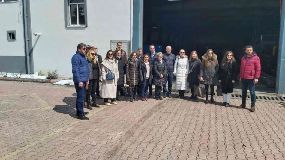 Avrupalı iş adamları Nevşehir'deki firmalarda incelemelerde bulundu