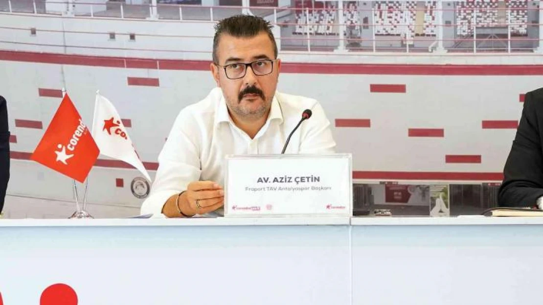 Aziz Çetin: 'Hedefimiz ligi ilk 5'te bitirmek'