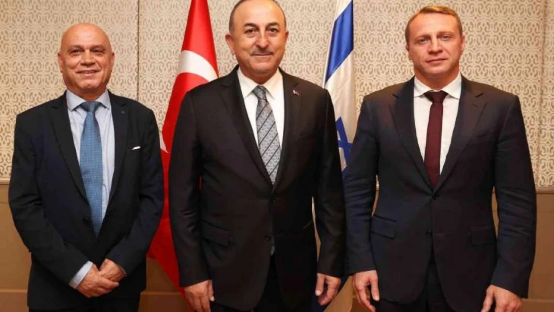 Bakan Çavuşoğlu, İsrail Turizm Bakanı Razvozov ile görüştü