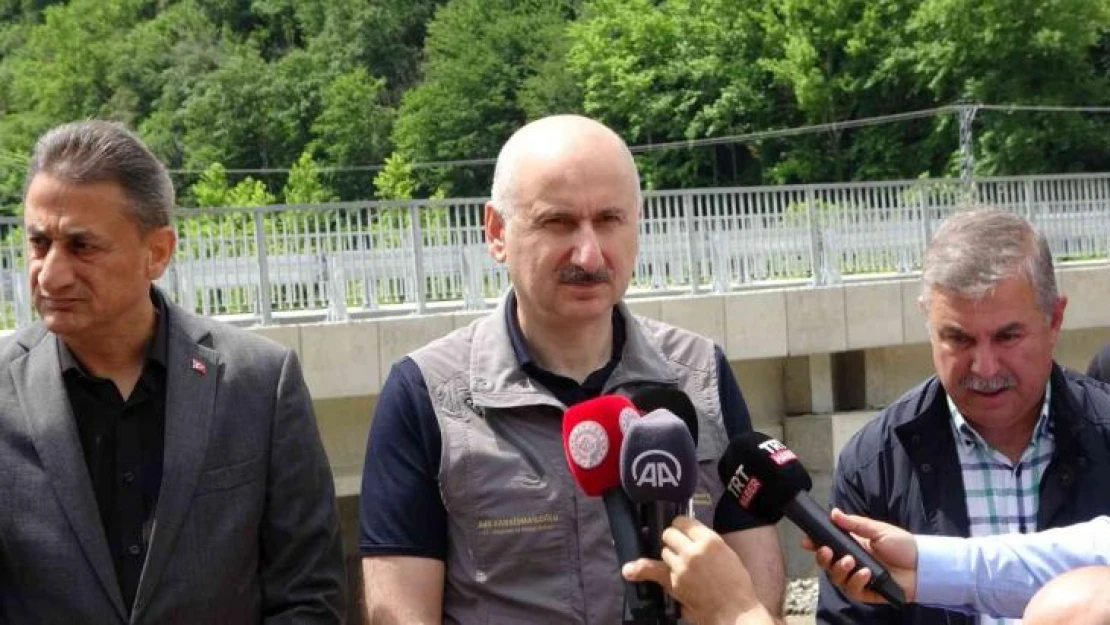 Bakan Karaismailoğlu: 'Bu köprüler sayesinde bölgeler son yağışlardan hiç etkilenmedi'