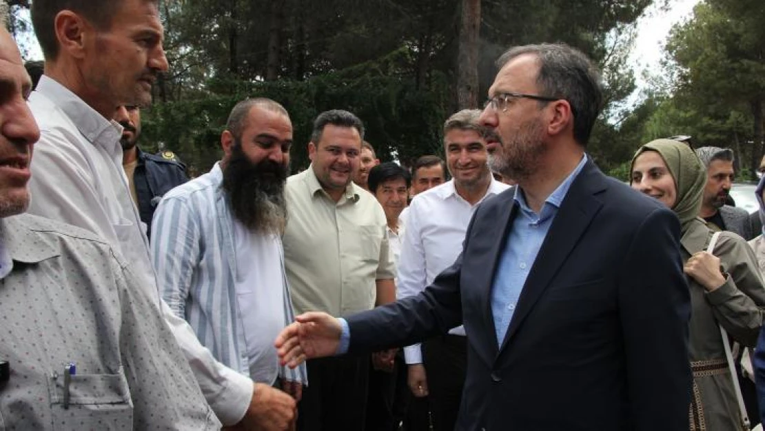 Bakan Kasapoğlu'ndan memleketinde pazar çıkartması