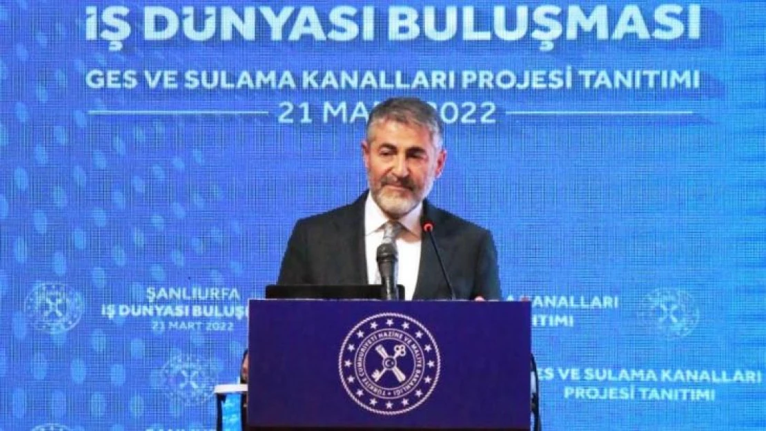 Bakan Nebati: '15 yılda tamamlanabilecek sulama yatırımlarını inşallah 2 yılda tamamlamış olacağız'