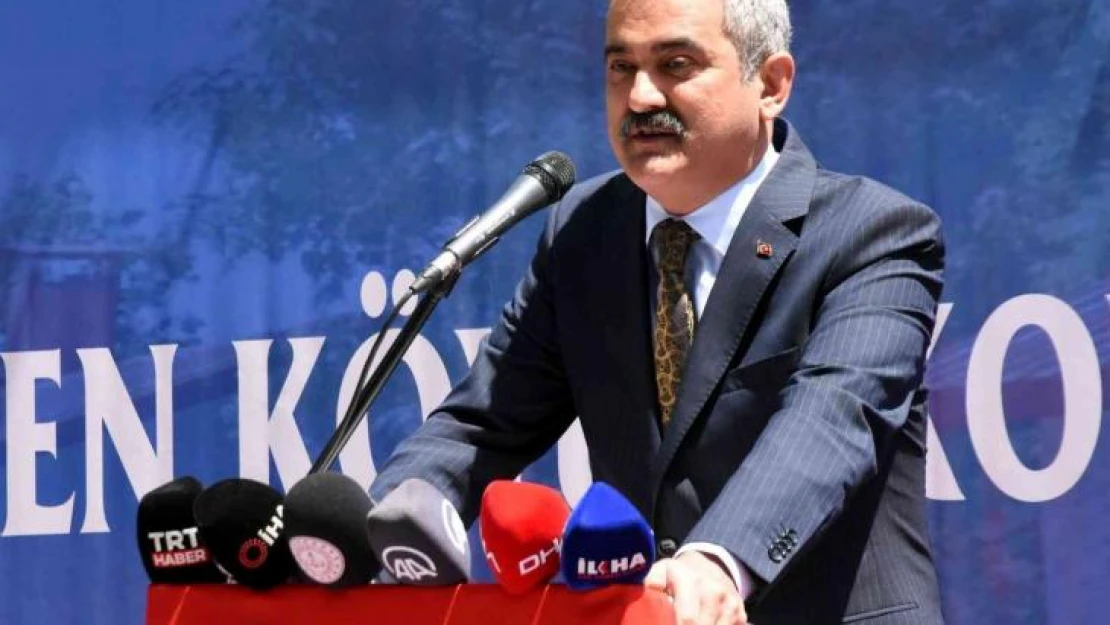 Bakan Özer: 'Eğitimdeki okullaşma şu anda yüzde 93'tür'