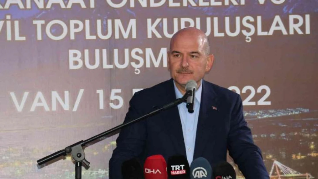 Bakan Soylu: 'Bunun adı devrimdir, sahibi Cumhurbaşkanı Recep Tayyip Erdoğan'dır'