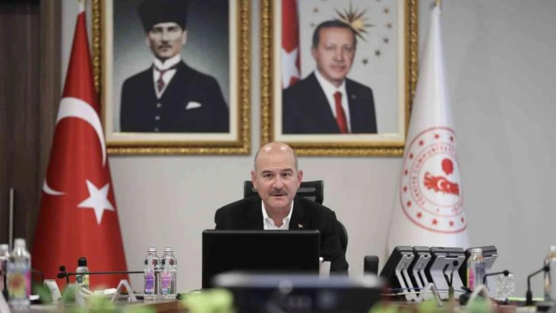 Bakan Soylu, 2022 FİFA Dünya Kupası'nda alınacak güvenlik önemleri çerçevesinde Katarlı yetkililer ile görüştü