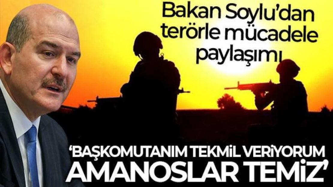 Bakan Soylu açıkladı: Biri gri listeden 2 terörist etkisiz hale getirildi