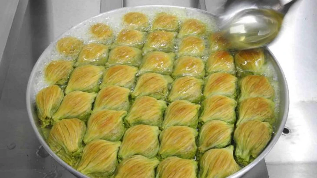 Baklavacıların bayram mesaisi başladı