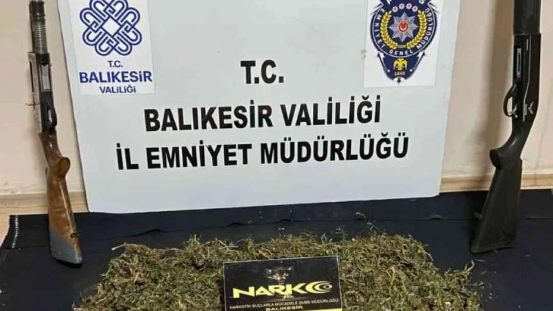 Balıkesir'de narkotik köpeği ile uyuşturucu operasyonu