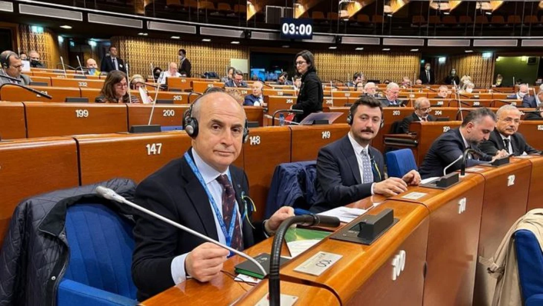 Başkan Akgün:  'Rusya'nın vahşetine uzaylılar değil bu Konsey'e üye ülkeler son verecektir'