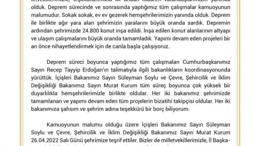 Başkan Şerifoğulları: 'CHP İl Başkanlığı vatandaşına tepeden bakan birilerini görmek istiyorsa dönüp CHP'ye baksın'