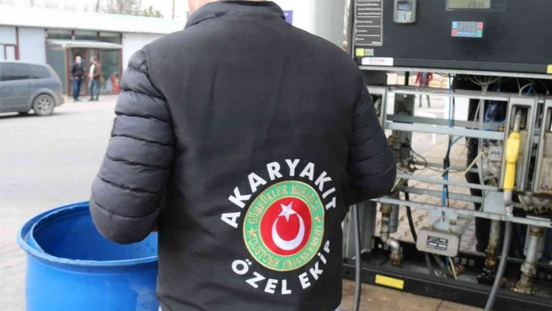 Başkentte kaçak akaryakıt satışı yapan istasyonlara operasyon