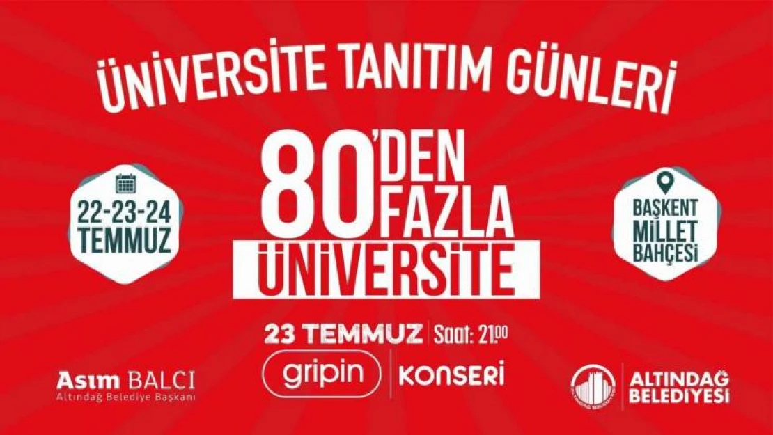 Başkentte üniversite tanıtım günleri başlıyor