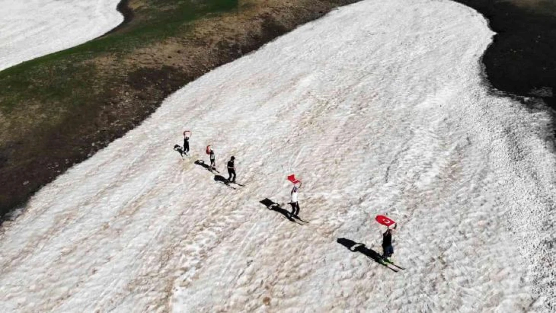 Batıda deniz, Muş'ta kayak keyfi