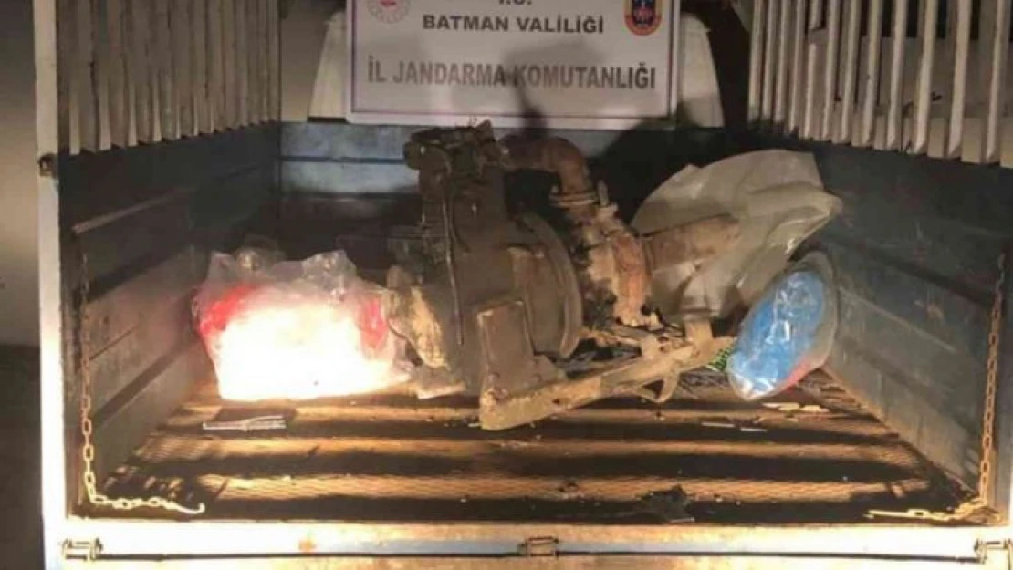 Batman'da su motorunu çalan 5 şüpheliden 2'si tutuklandı