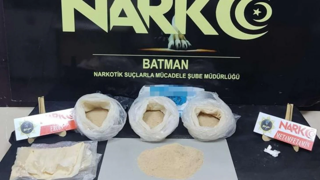 Batman'da uyuşturucu operasyonu: 6 tutuklama